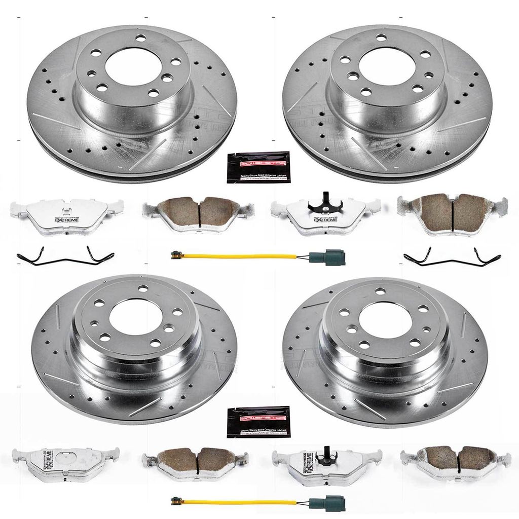 PowerStop K7335-26 - Z26 Drilled and Slotted Brake Rotors and Pads Kit