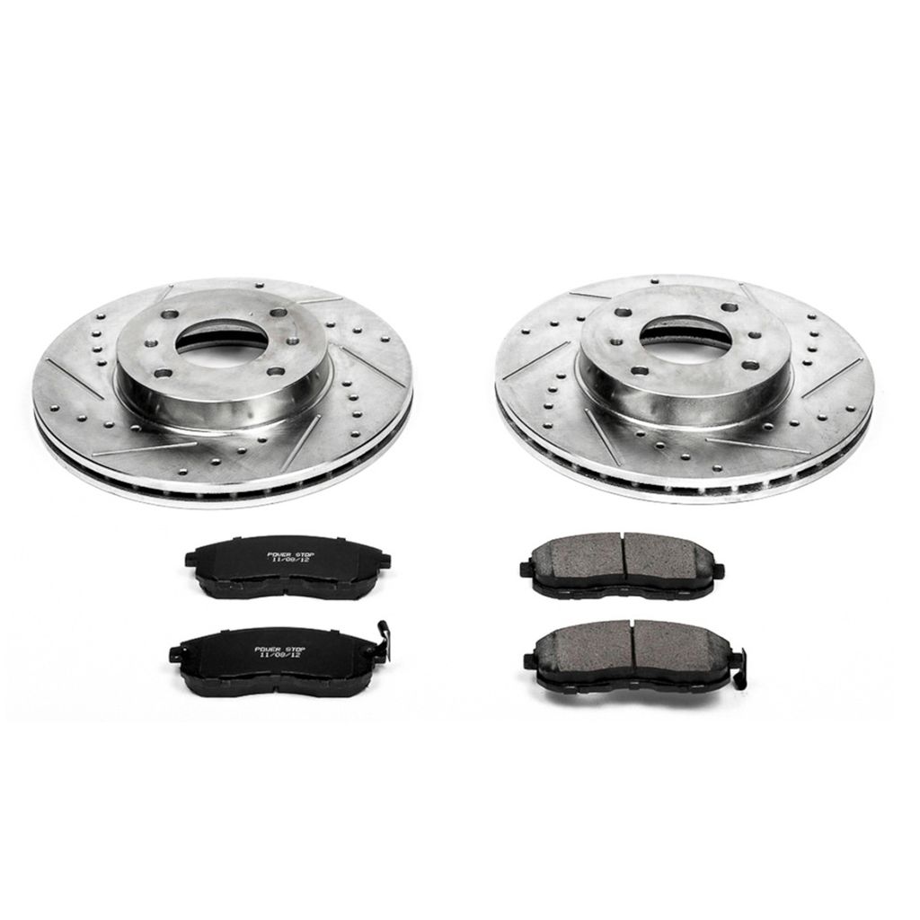 Z23 Drilled and Slotted Brake Rotors and Pads Kit