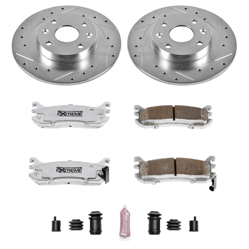 Z26 Drilled and Slotted Brake Rotors and Pads Kit