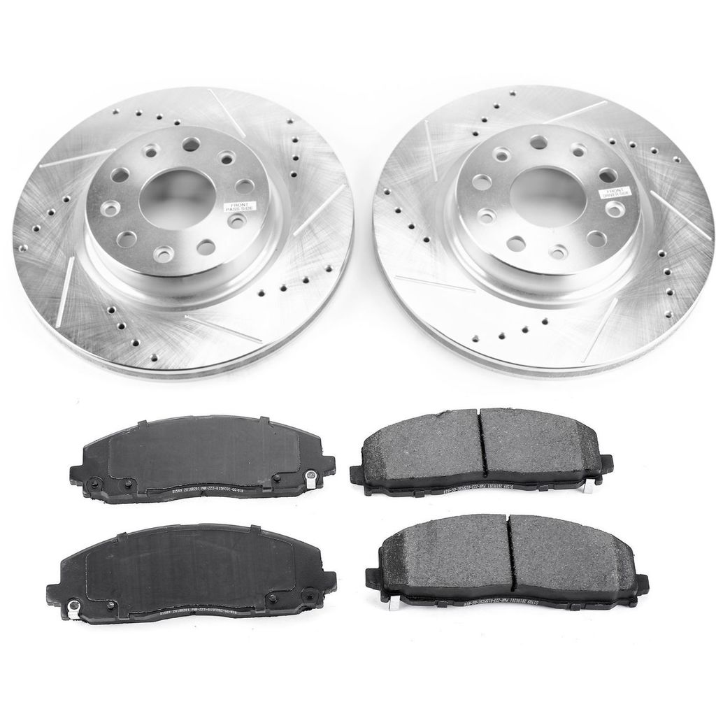 Z23 Drilled and Slotted Brake Rotors and Pads Kit