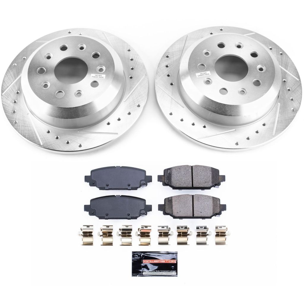 Z23 Drilled and Slotted Brake Rotors and Pads Kit
