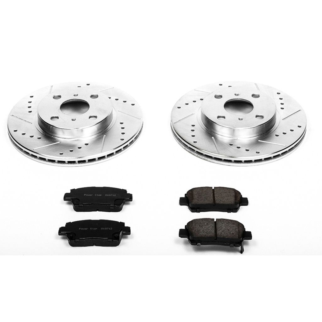 Z23 Drilled and Slotted Brake Rotors and Pads Kit
