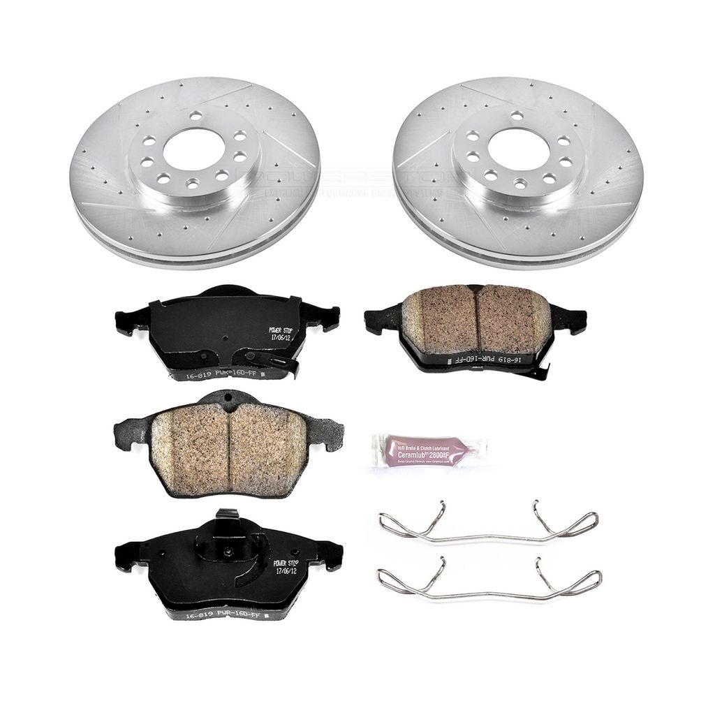 Z23 Drilled and Slotted Brake Rotors and Pads Kit