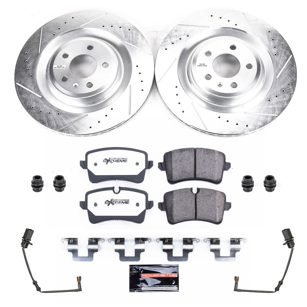 PowerStop K8486-26 - Z26 Drilled and Slotted Brake Rotors and Pads Kit