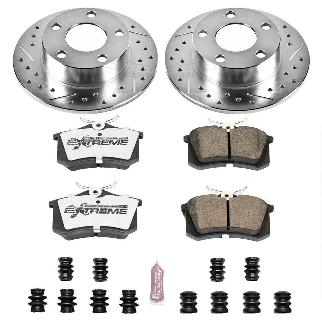 Z26 Drilled and Slotted Brake Rotors and Pads Kit