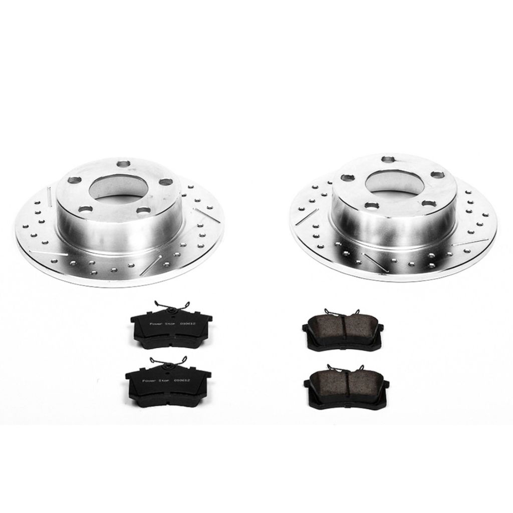 Z23 Drilled and Slotted Brake Rotors and Pads Kit
