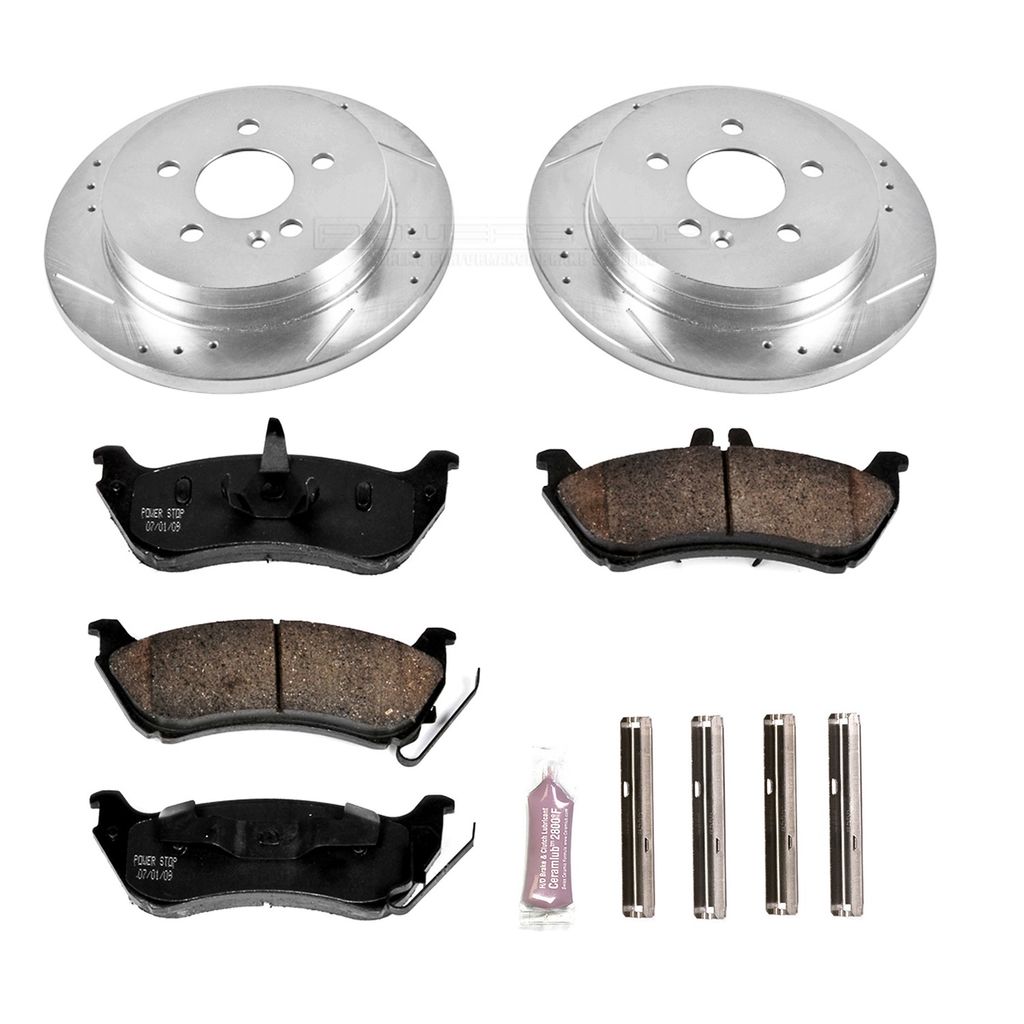 Z23 Drilled and Slotted Brake Rotors and Pads Kit