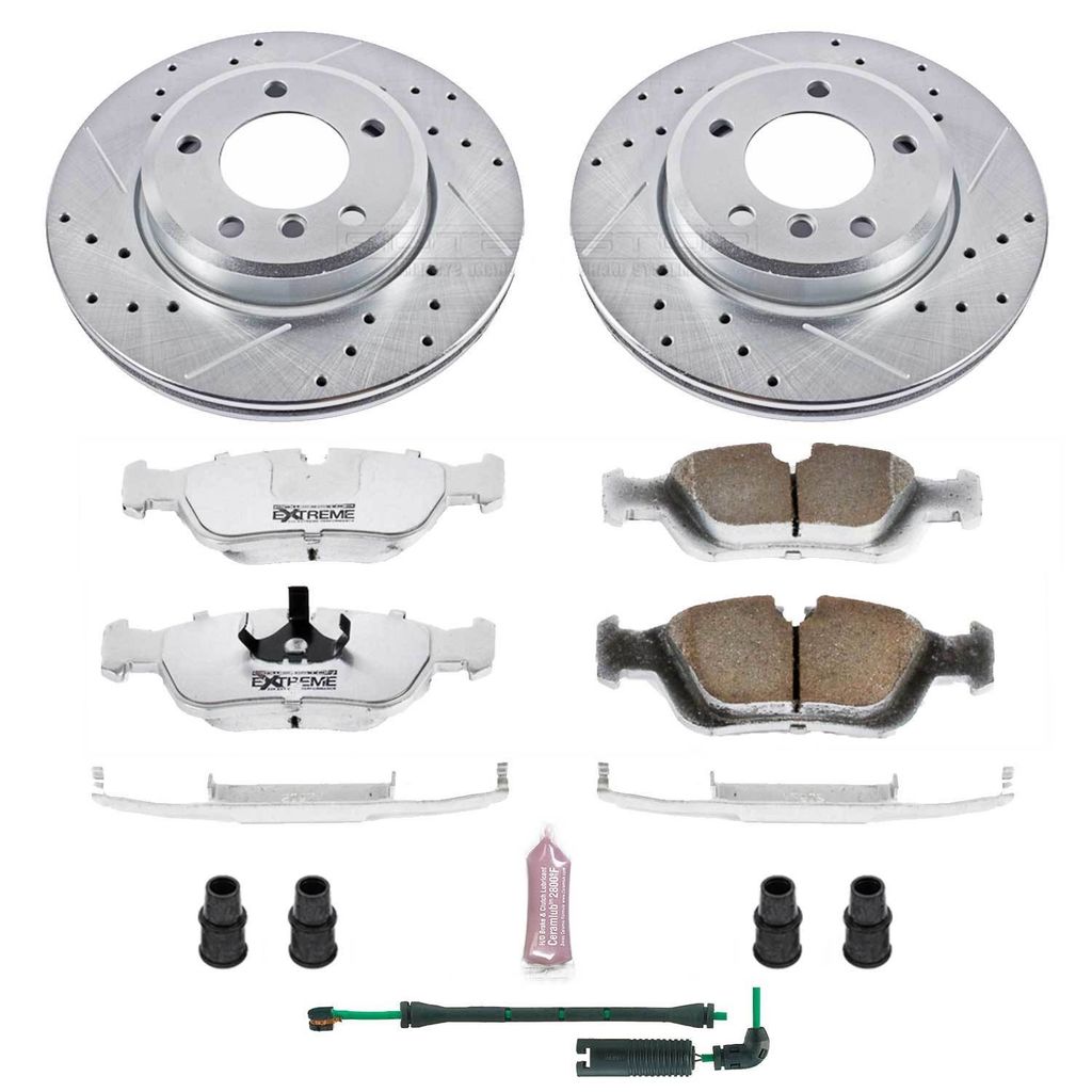 Z26 Drilled and Slotted Brake Rotors and Pads Kit
