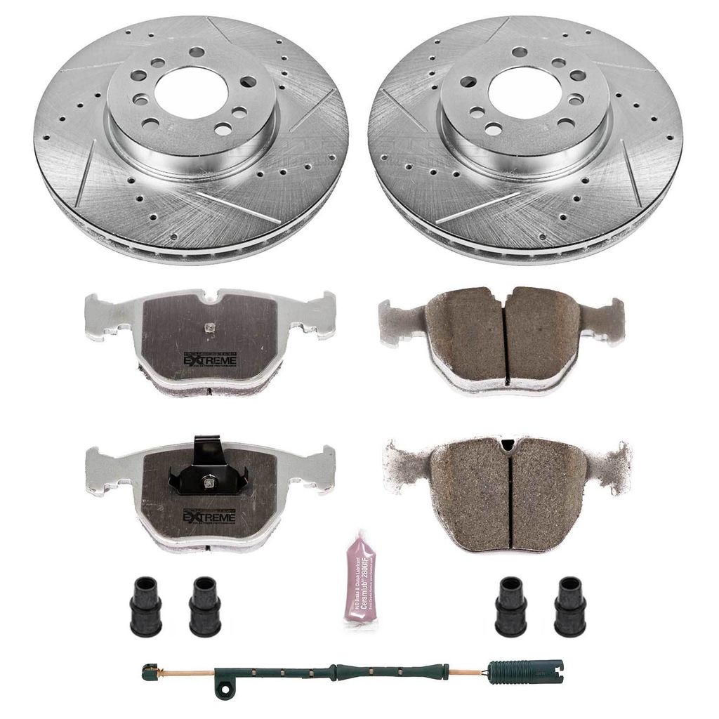 PowerStop K879-26 - Z26 Drilled and Slotted Brake Rotors and Pads Kit