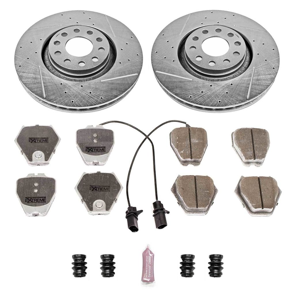 PowerStop K886-26 - Z26 Drilled and Slotted Brake Rotors and Pads Kit