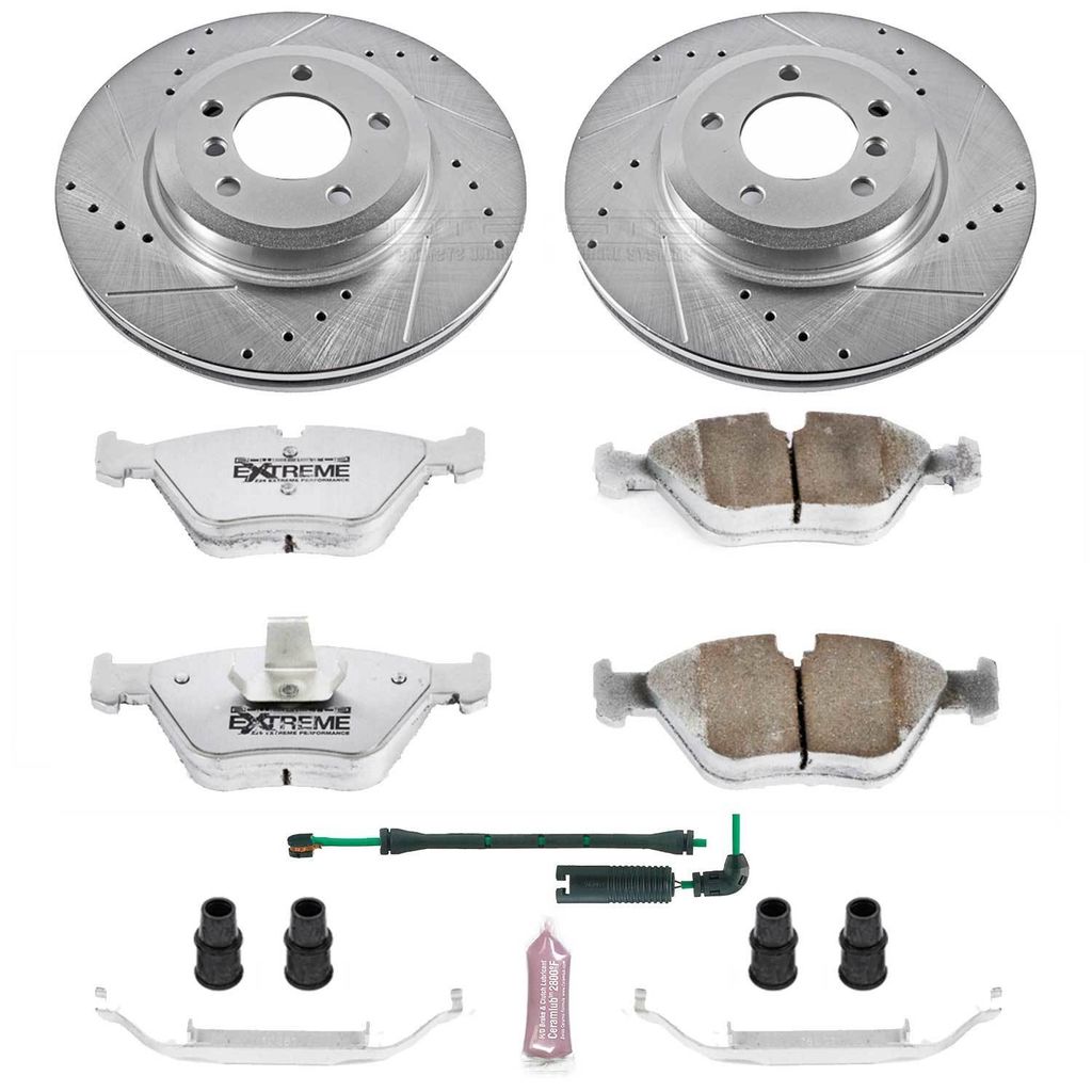 PowerStop K933-26 - Z26 Drilled and Slotted Brake Rotors and Pads Kit