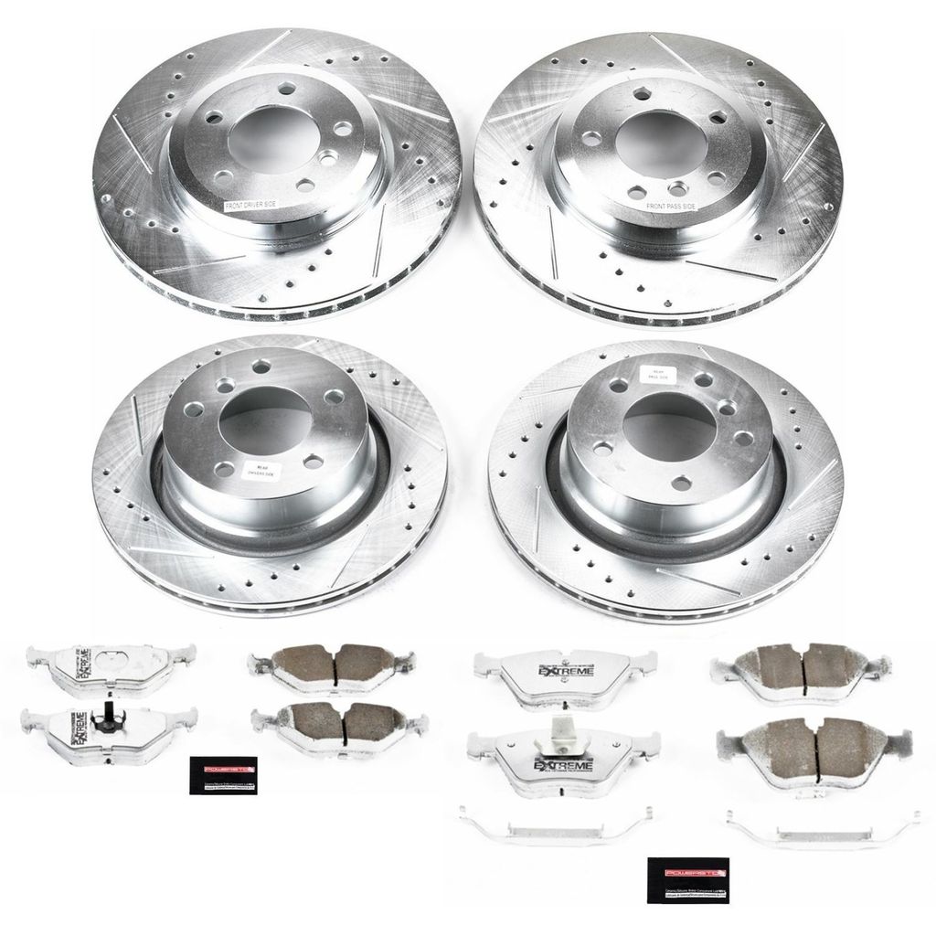 PowerStop K935-26 - Z26 Drilled and Slotted Brake Rotors and Pads Kit