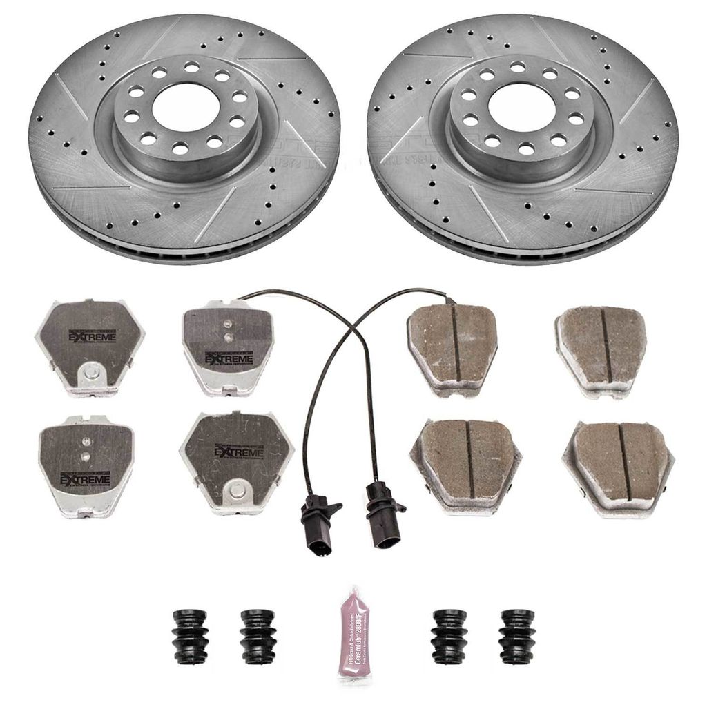 PowerStop K948-26 - Z26 Drilled and Slotted Brake Rotors and Pads Kit