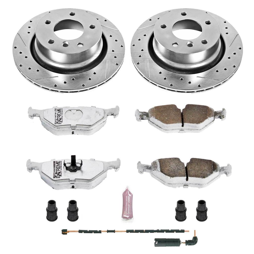 PowerStop K962-26 - Z26 Drilled and Slotted Brake Rotors and Pads Kit