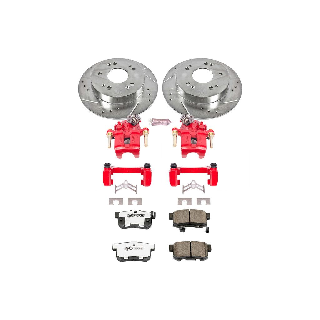 PowerStop KC1243B-26 - Z26 Drilled and Slotted Brake Pad, Rotor, and Caliper Kit