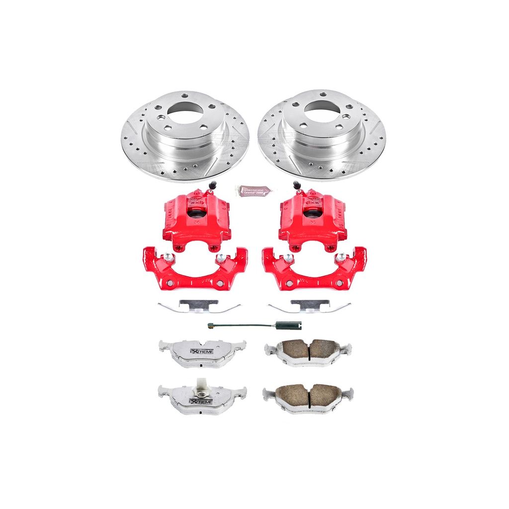 Z26 Drilled and Slotted Brake Pad, Rotor, and Caliper Kit