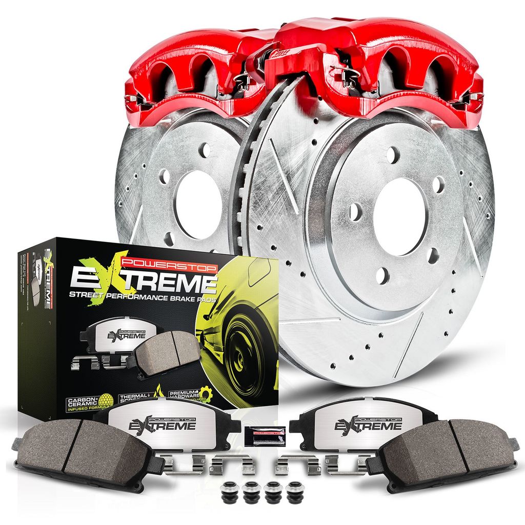 PowerStop KC6761A-26 - Z26 Drilled and Slotted Brake Pad, Rotor