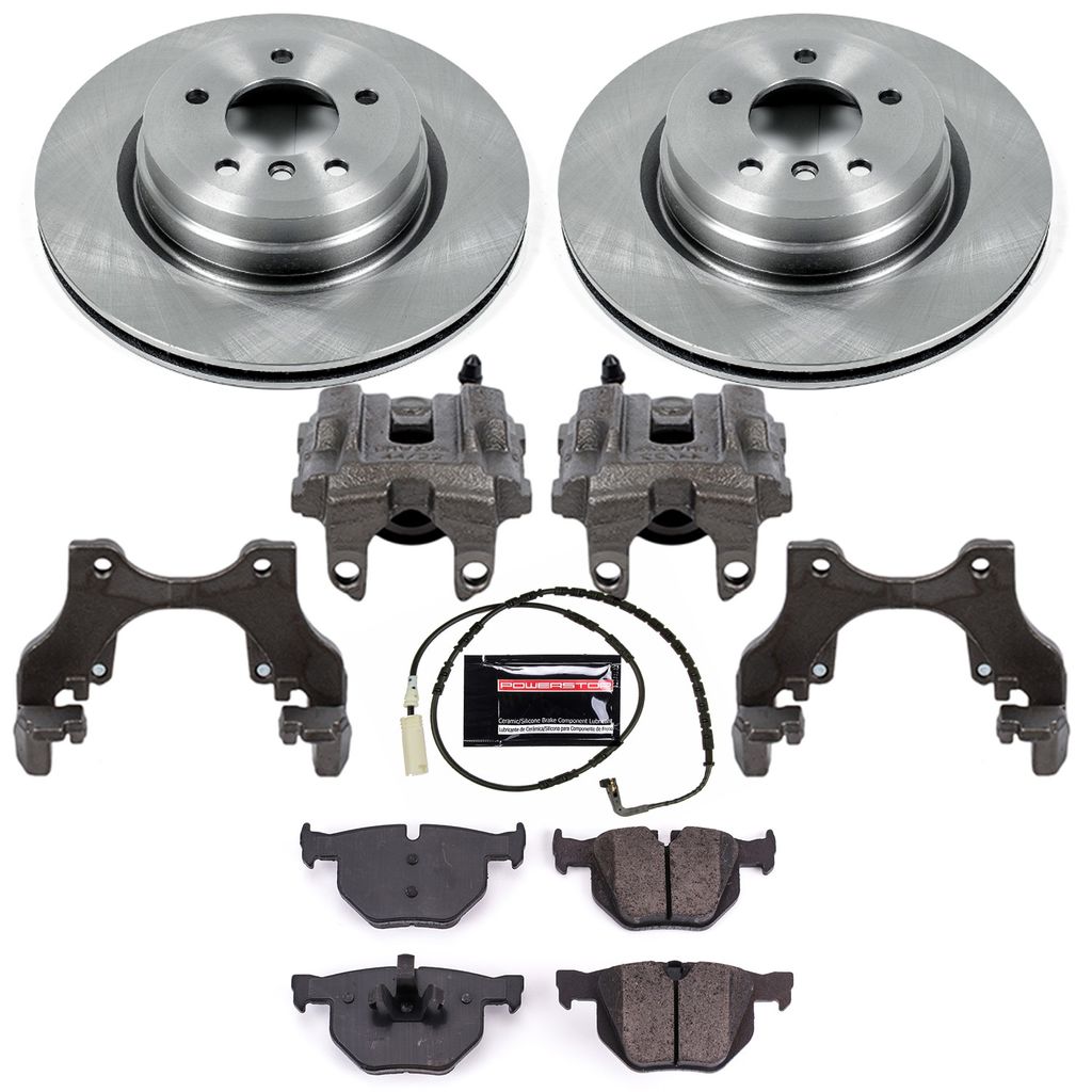 OE Stock Replacement Brake Pad, Rotor and Caliper Kit