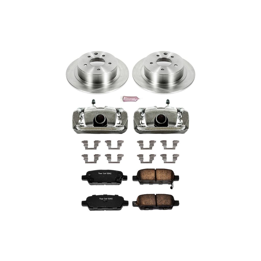 OE Stock Replacement Brake Pad, Rotor and Caliper Kit