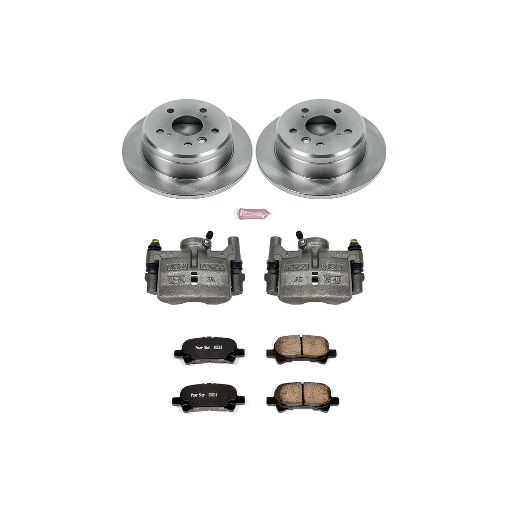 OE Stock Replacement Brake Pad, Rotor and Caliper Kit