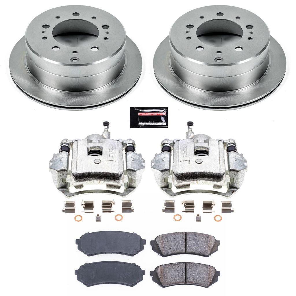 OE Stock Replacement Brake Pad, Rotor and Caliper Kit