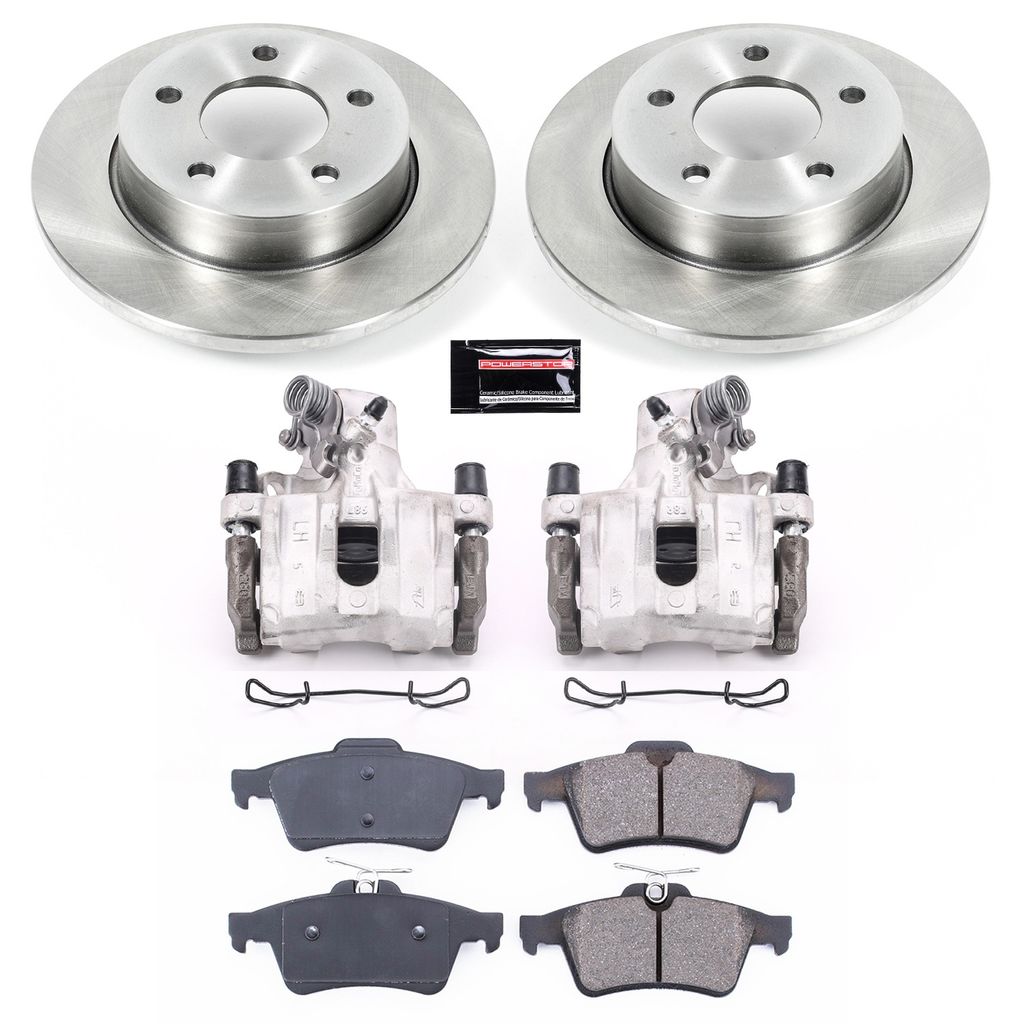 OE Stock Replacement Brake Pad, Rotor and Caliper Kit