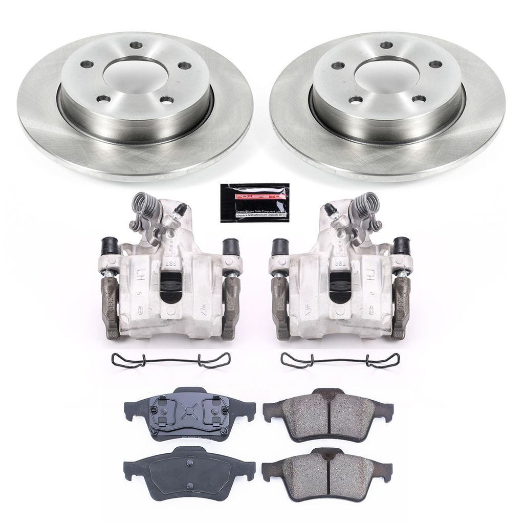 OE Stock Replacement Brake Pad, Rotor and Caliper Kit