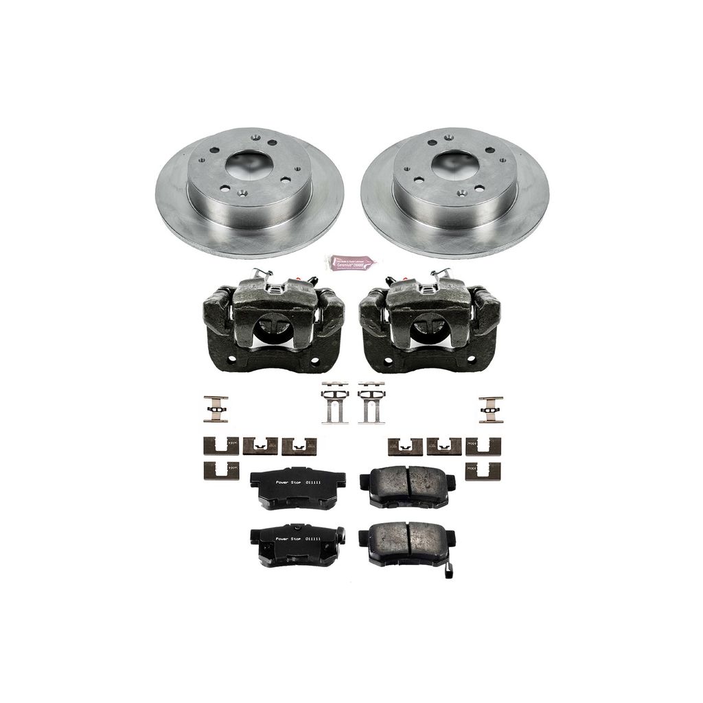 OE Stock Replacement Brake Pad, Rotor and Caliper Kit