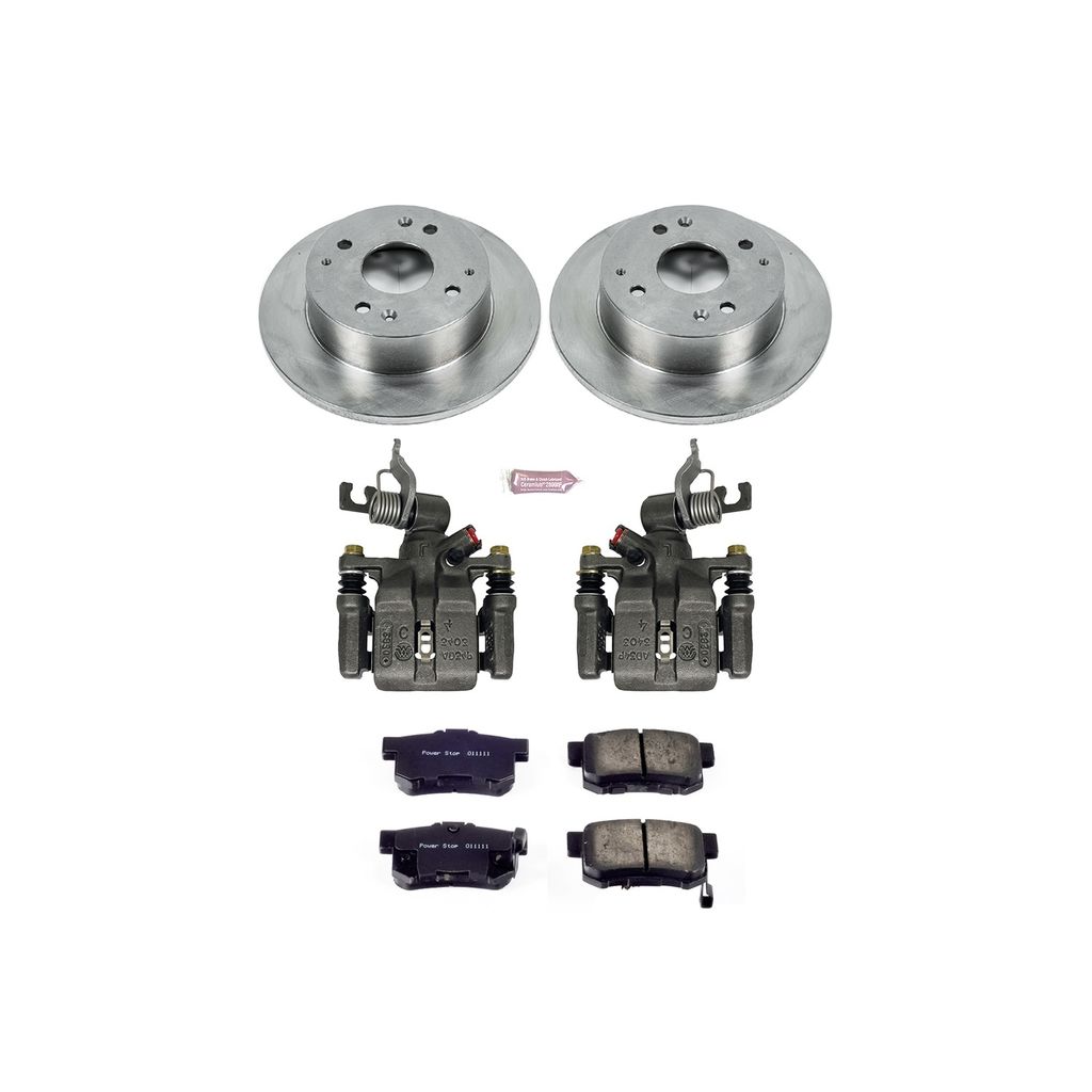 OE Stock Replacement Brake Pad, Rotor and Caliper Kit