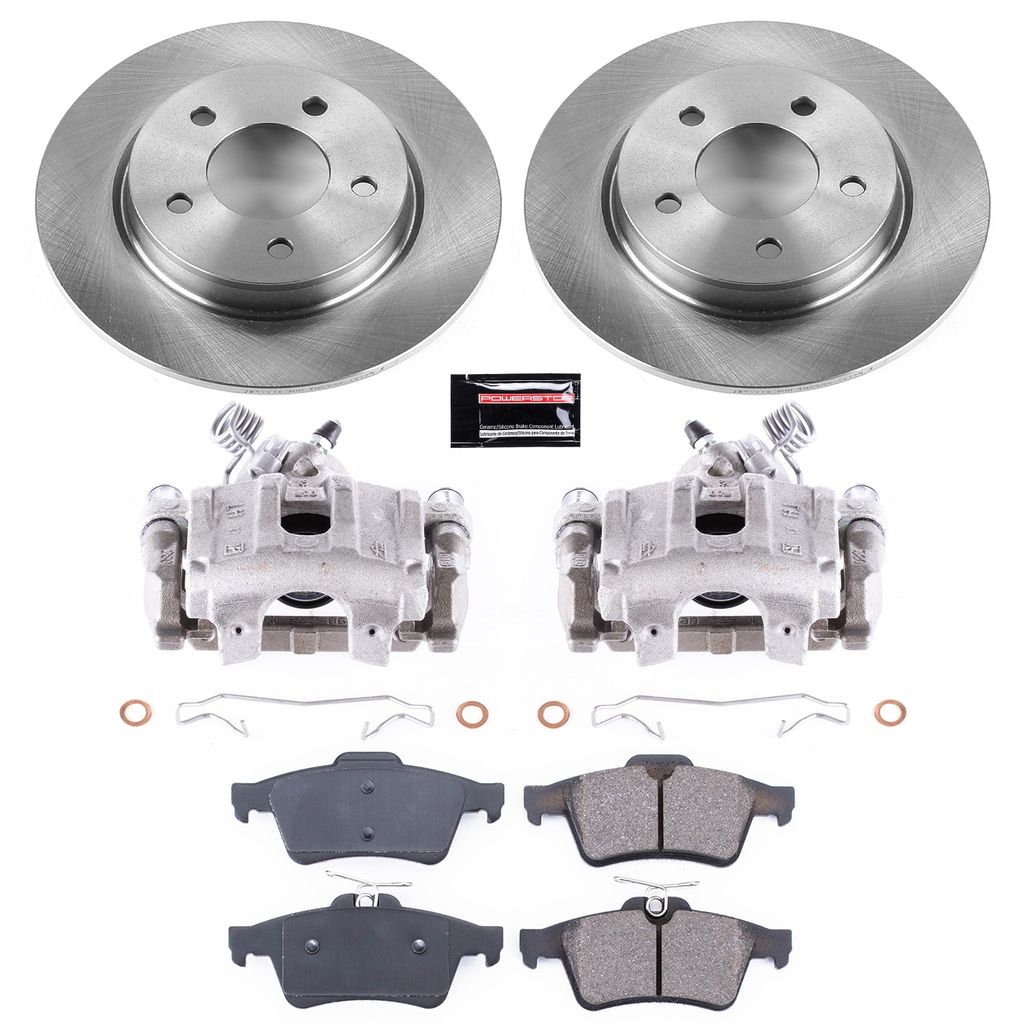 OE Stock Replacement Brake Pad, Rotor and Caliper Kit