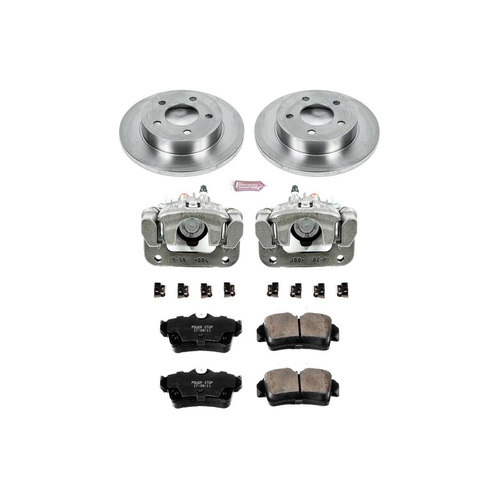 OE Stock Replacement Brake Pad, Rotor and Caliper Kit