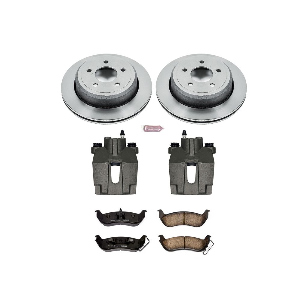 PowerStop KCOE1368 - OE Stock Replacement Brake Pad, Rotor and Caliper Kit