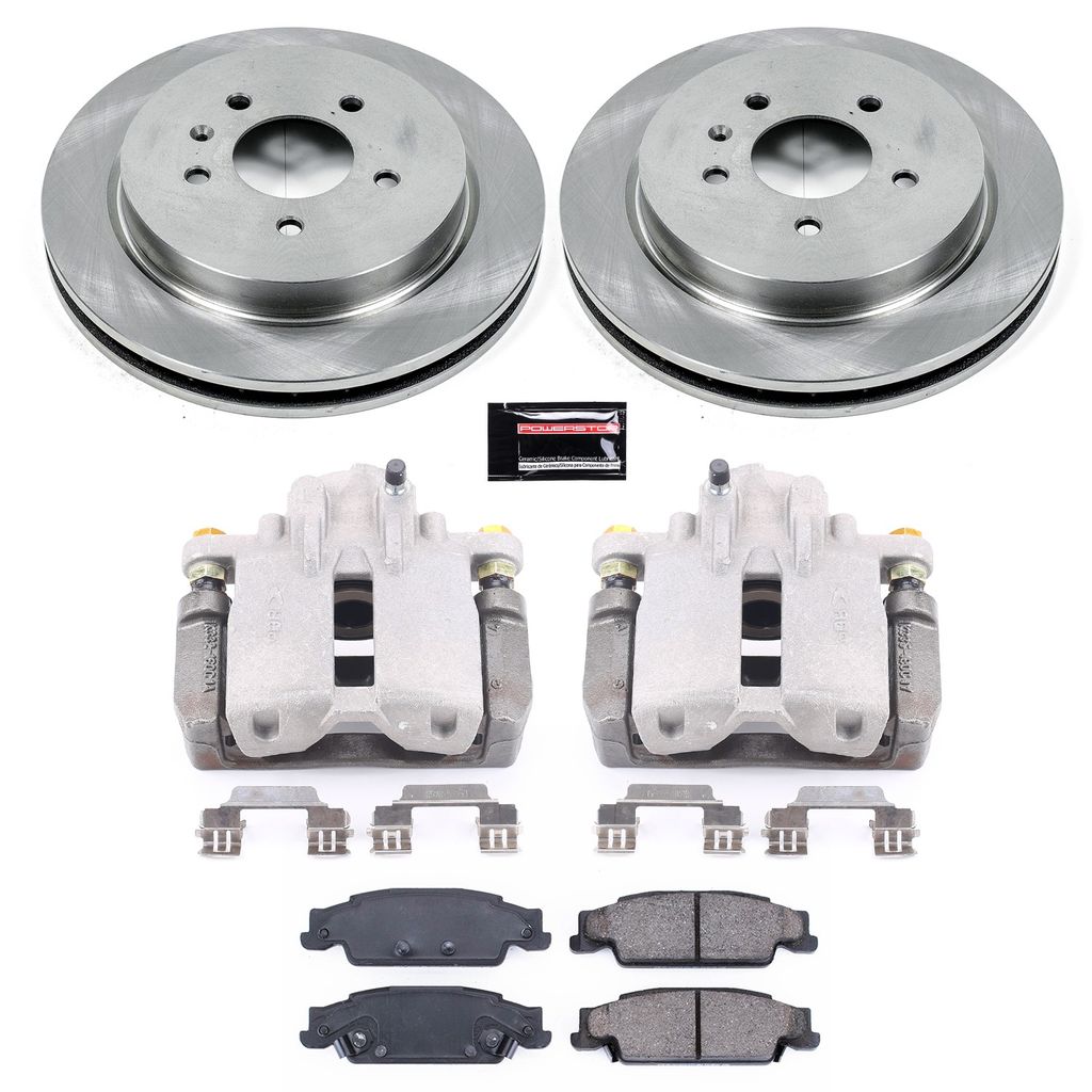 OE Stock Replacement Brake Pad, Rotor and Caliper Kit