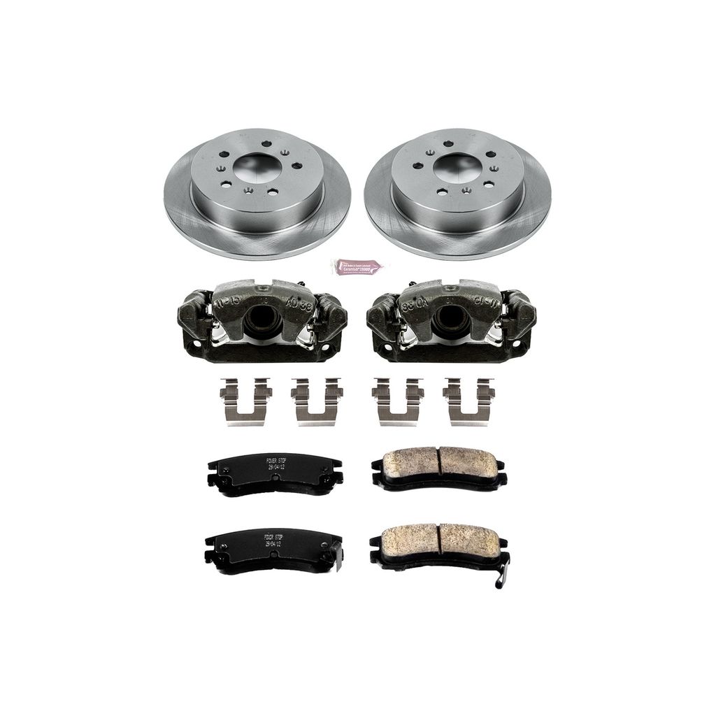 OE Stock Replacement Brake Pad, Rotor and Caliper Kit
