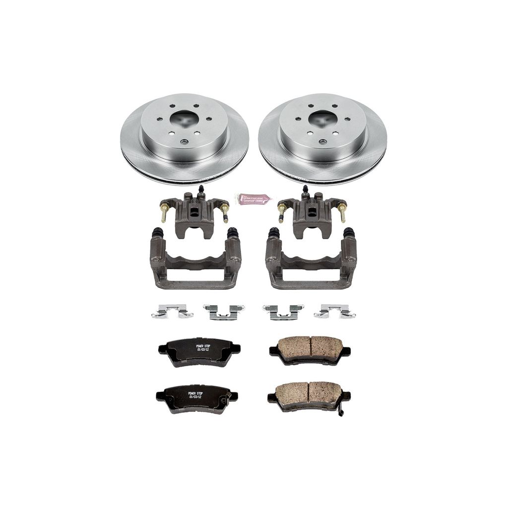 OE Stock Replacement Brake Pad, Rotor and Caliper Kit