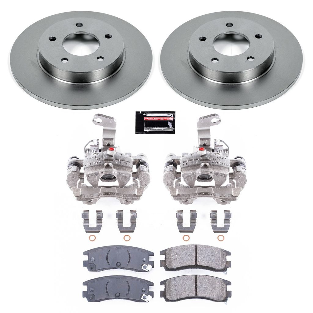 OE Stock Replacement Brake Pad, Rotor and Caliper Kit