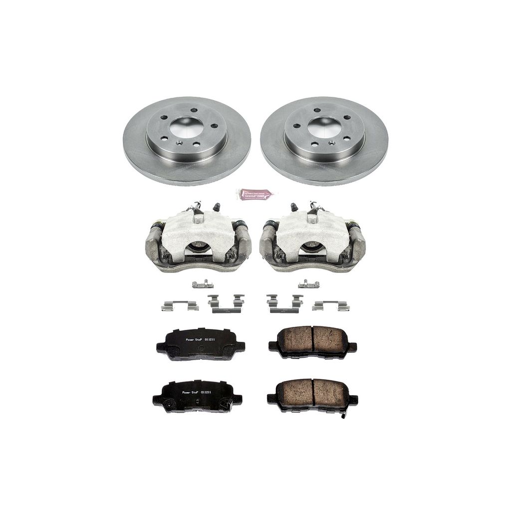 OE Stock Replacement Brake Pad, Rotor and Caliper Kit