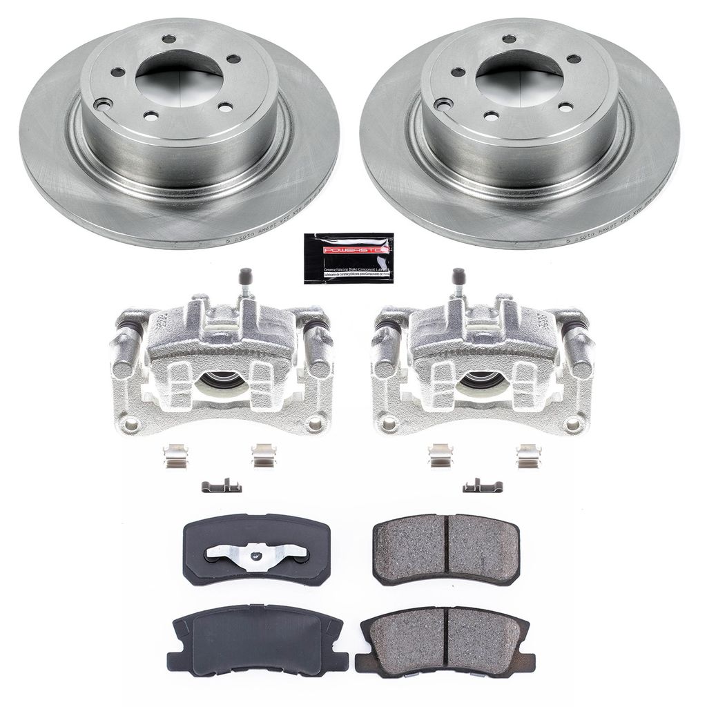 OE Stock Replacement Brake Pad, Rotor and Caliper Kit
