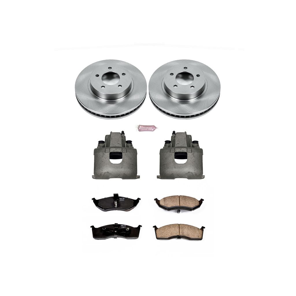 OE Stock Replacement Brake Pad, Rotor and Caliper Kit