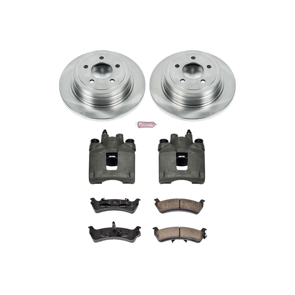 OE Stock Replacement Brake Pad, Rotor and Caliper Kit