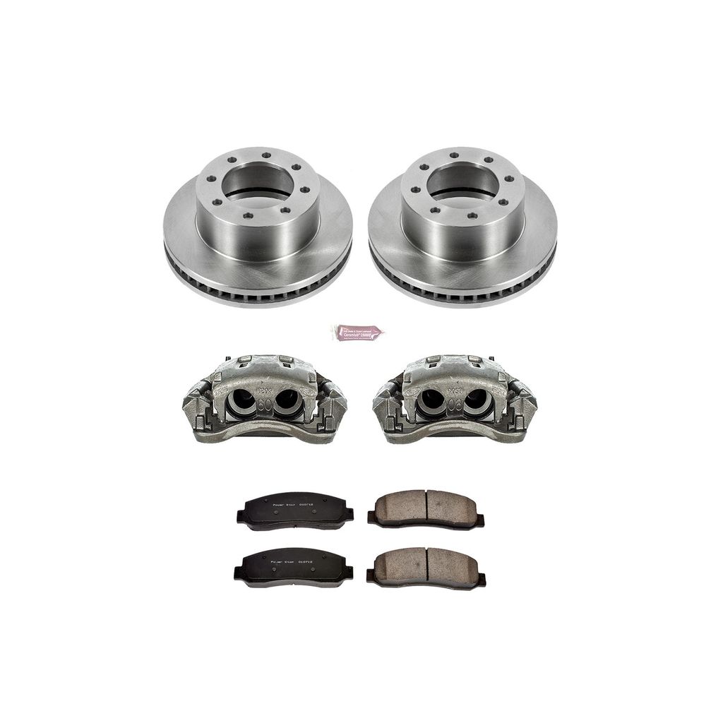OE Stock Replacement Brake Pad, Rotor and Caliper Kit