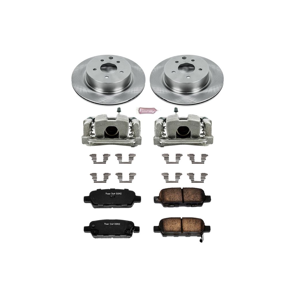 OE Stock Replacement Brake Pad, Rotor and Caliper Kit