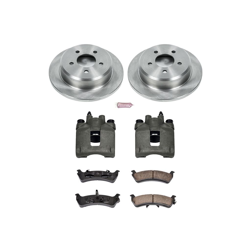 OE Stock Replacement Brake Pad, Rotor and Caliper Kit