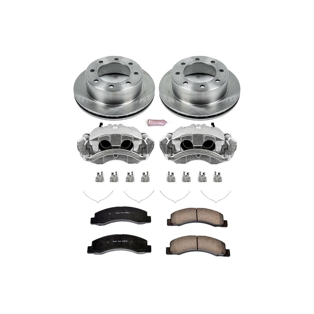OE Stock Replacement Brake Pad, Rotor and Caliper Kit
