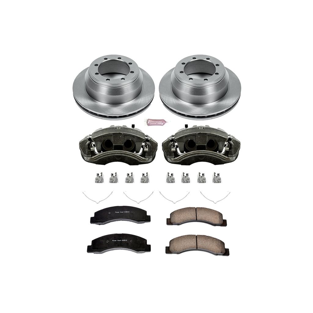OE Stock Replacement Brake Pad, Rotor and Caliper Kit