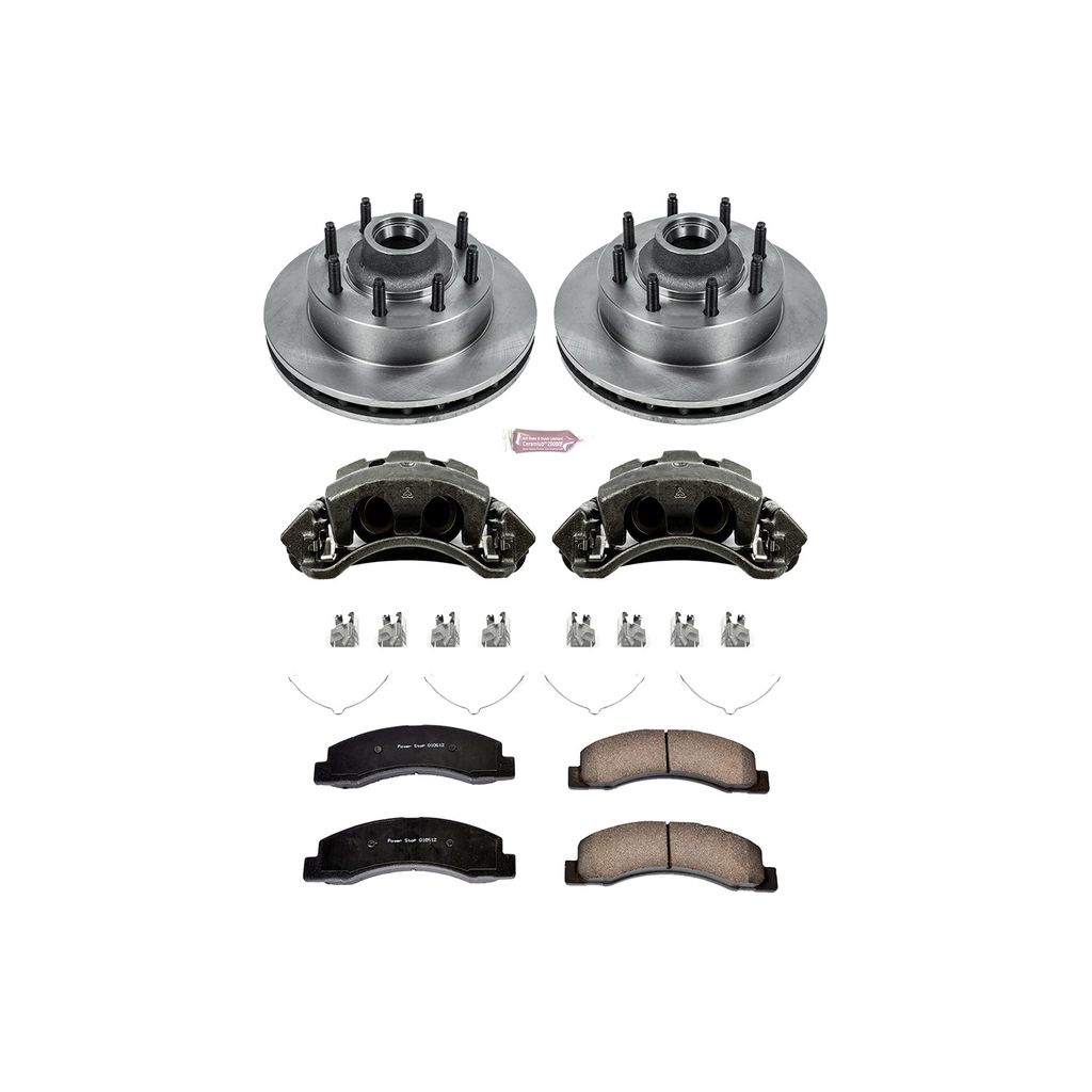OE Stock Replacement Brake Pad, Rotor and Caliper Kit