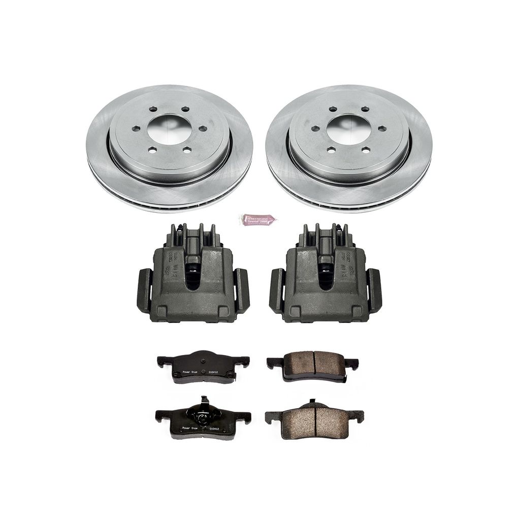 OE Stock Replacement Brake Pad, Rotor and Caliper Kit