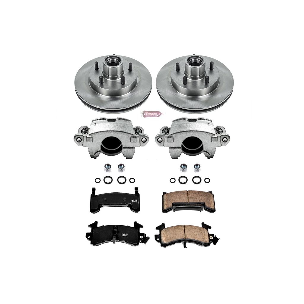 OE Stock Replacement Brake Pad, Rotor and Caliper Kit