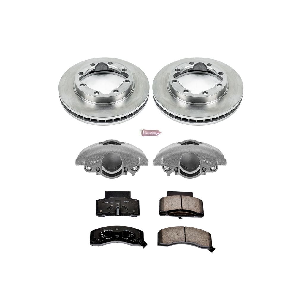 PowerStop KCOE1992 - OE Stock Replacement Brake Pad, Rotor and Caliper Kit