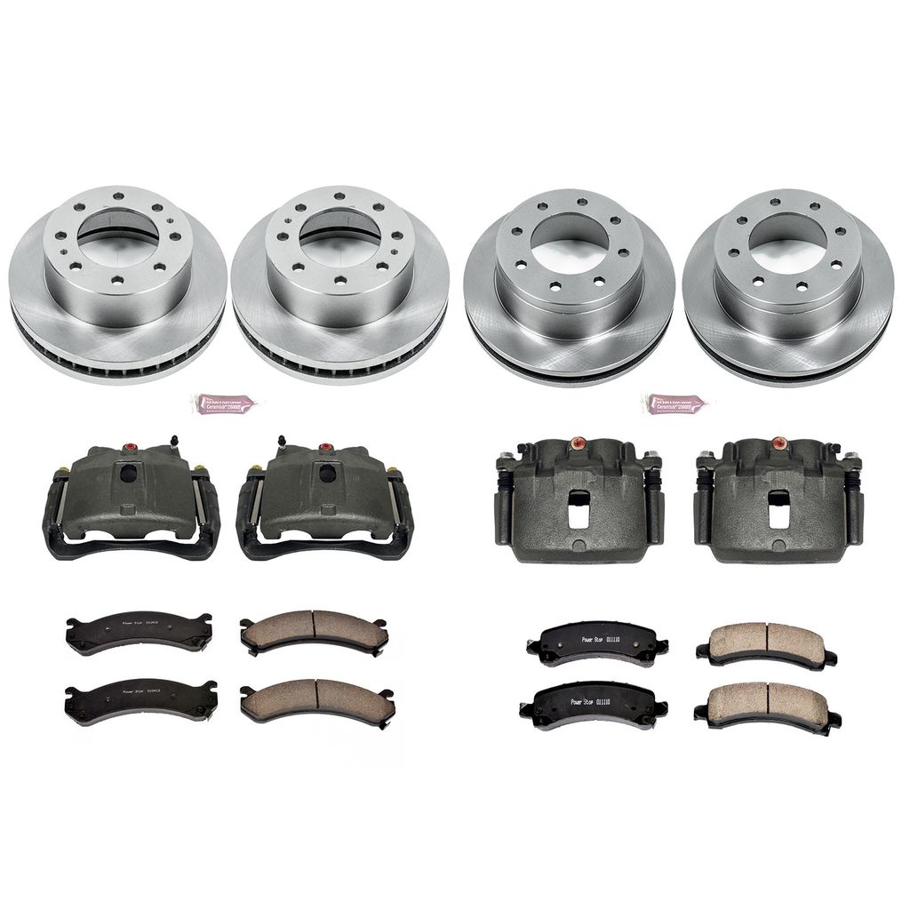 PowerStop KCOE2025 - OE Stock Replacement Brake Pad, Rotor and Caliper Kit